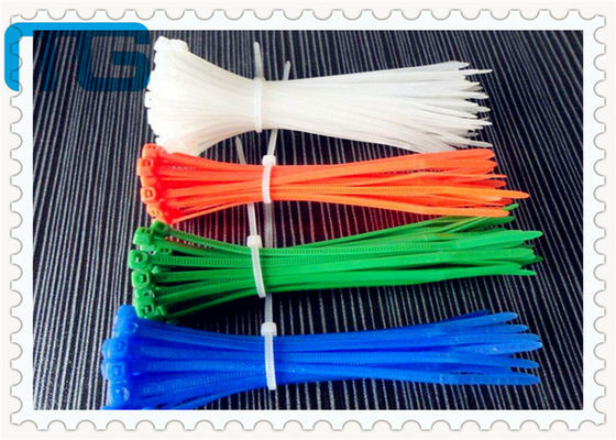 Κίνα Το μακρύ υψηλής θερμοκρασίας νάυλον καλώδιο δένει το δεσμό φερμουάρ με το multipal CE χρωμάτων ROHS εγκρίνει 100pcs/bag προμηθευτής
