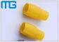 Μονωμένο τελικό Lug καλωδίων λ σωλήνων καλυμμάτων τελών καλωδίων, καλώδιο Sleev PVC με avarious κίτρινο προμηθευτής