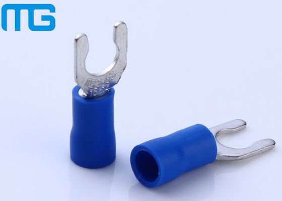 Κίνα Μονωμένα τερματικά καλωδίων LSV κλείδωμα 99,7% καθαροί χαλκός/ορείχαλκος με το μπλε μανίκι PVC προμηθευτής