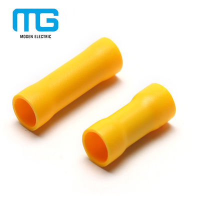 Κίνα Yellow PVC Insulated Wire Butt Connectors / Electrical Crimp Terminal Connectors προμηθευτής